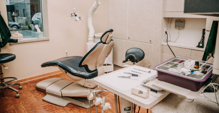 Dental treatment room at Dean Dental