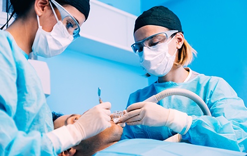 Dental implant surgery is when your dental implant posts will be placed in your jawbone