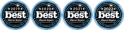 Observer Reporter Best of the Best badges 2019 2020 and 2021