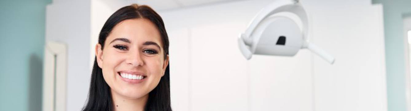 Dentist smiles